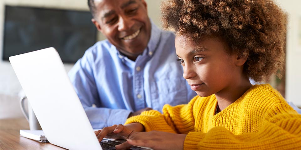 Pre-teen student with a learning disability